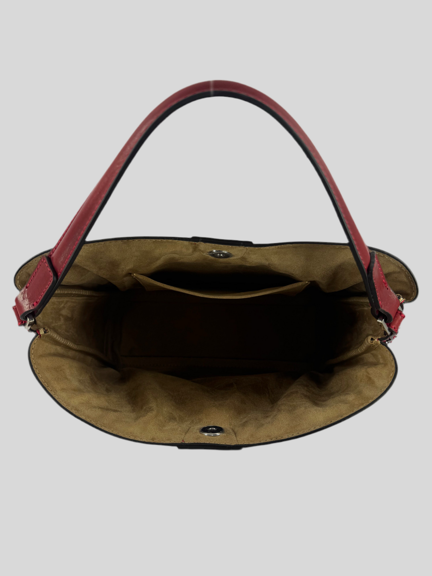 Borsa in cuoio con pochette