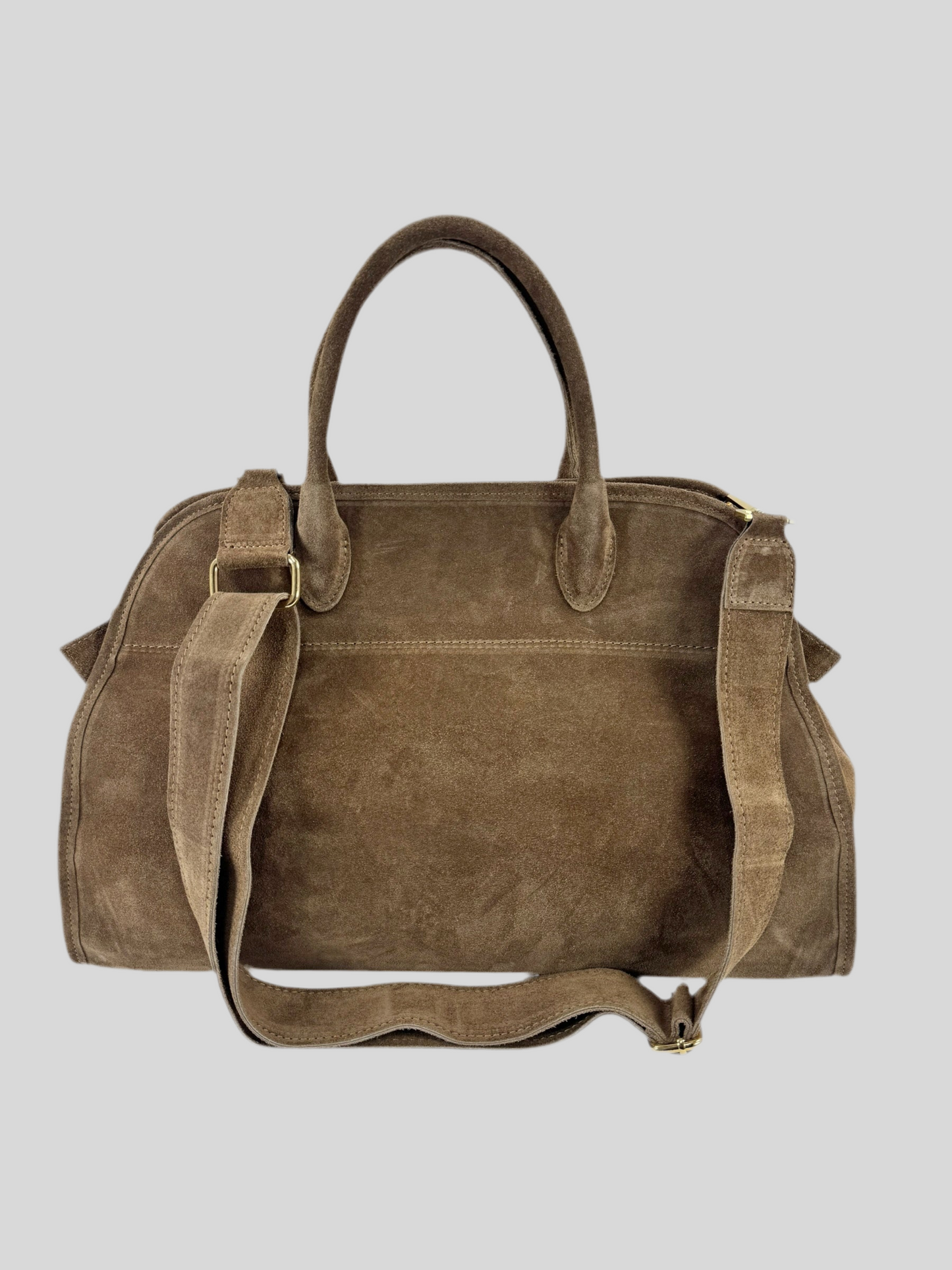 Bauletto MH in pelle scamosciata