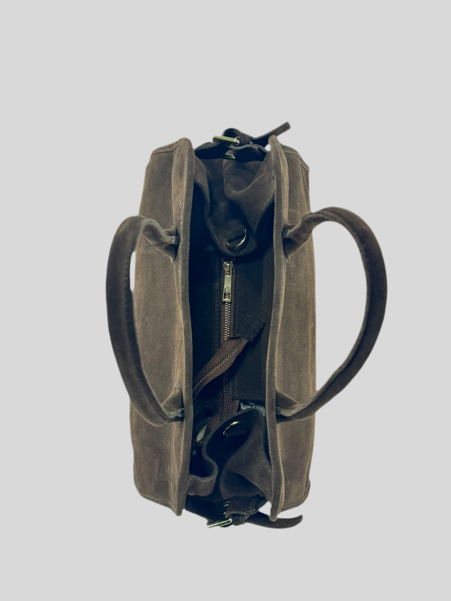 Bauletto MH in pelle scamosciata