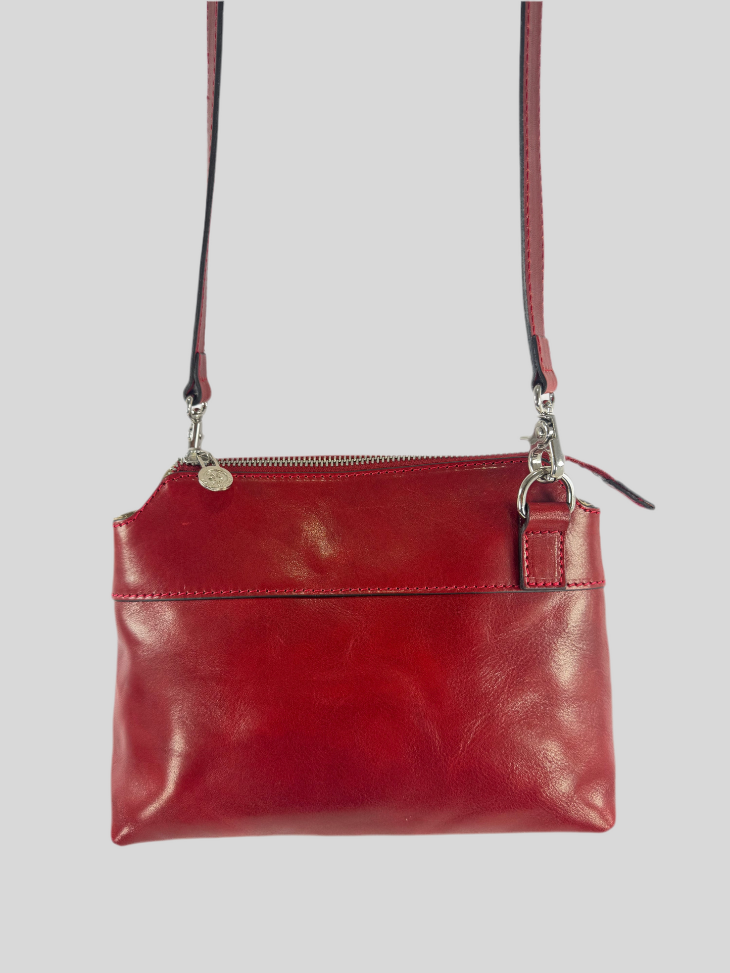 Borsa in cuoio con pochette