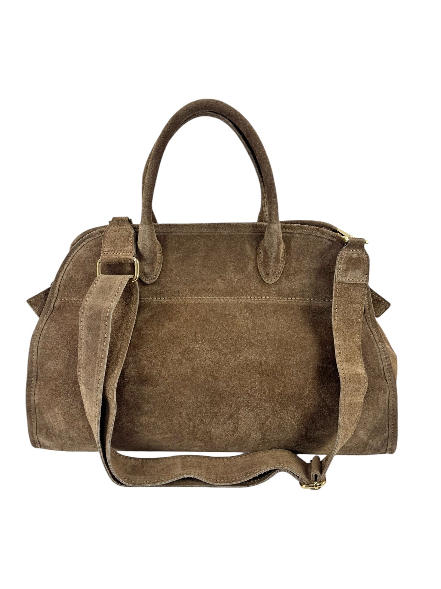 Bauletto MH in pelle scamosciata