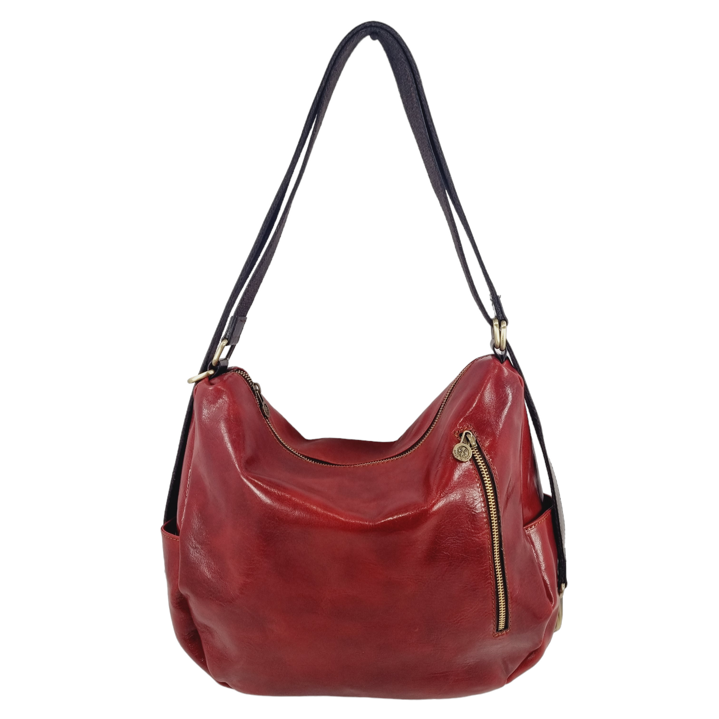 Borsa/ Zaino in cuoio al vegetale-Mahzel