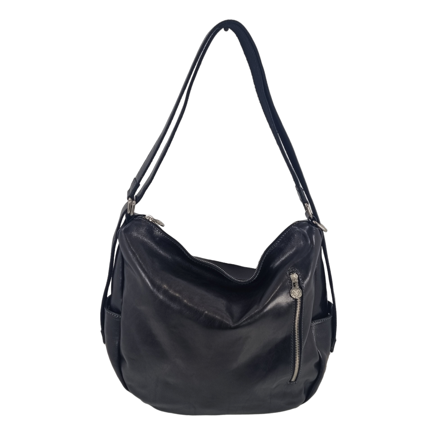 Borsa/ Zaino in cuoio al vegetale-Mahzel
