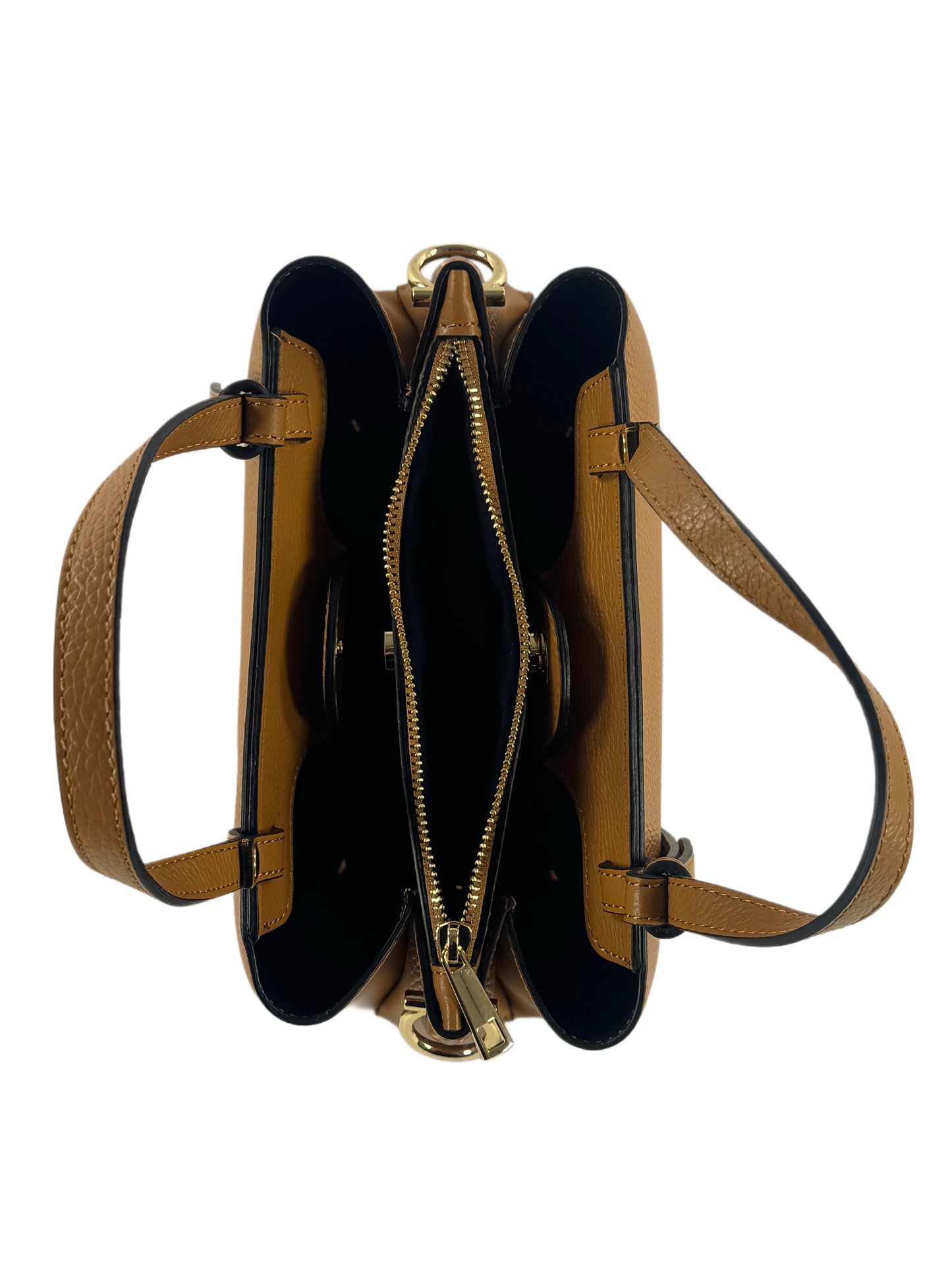 borsa Lina in pelle martellata