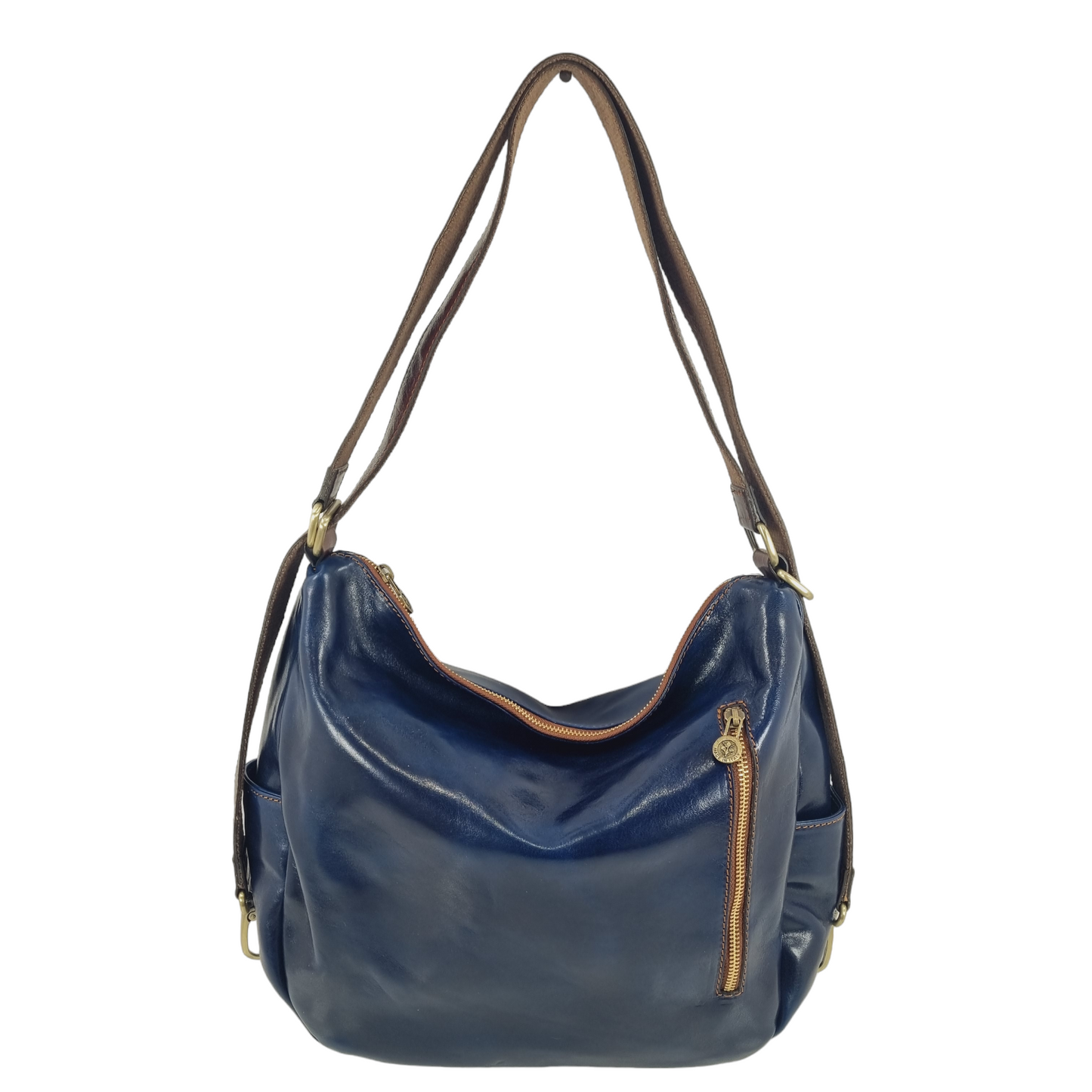 Borsa/ Zaino in cuoio al vegetale-Mahzel