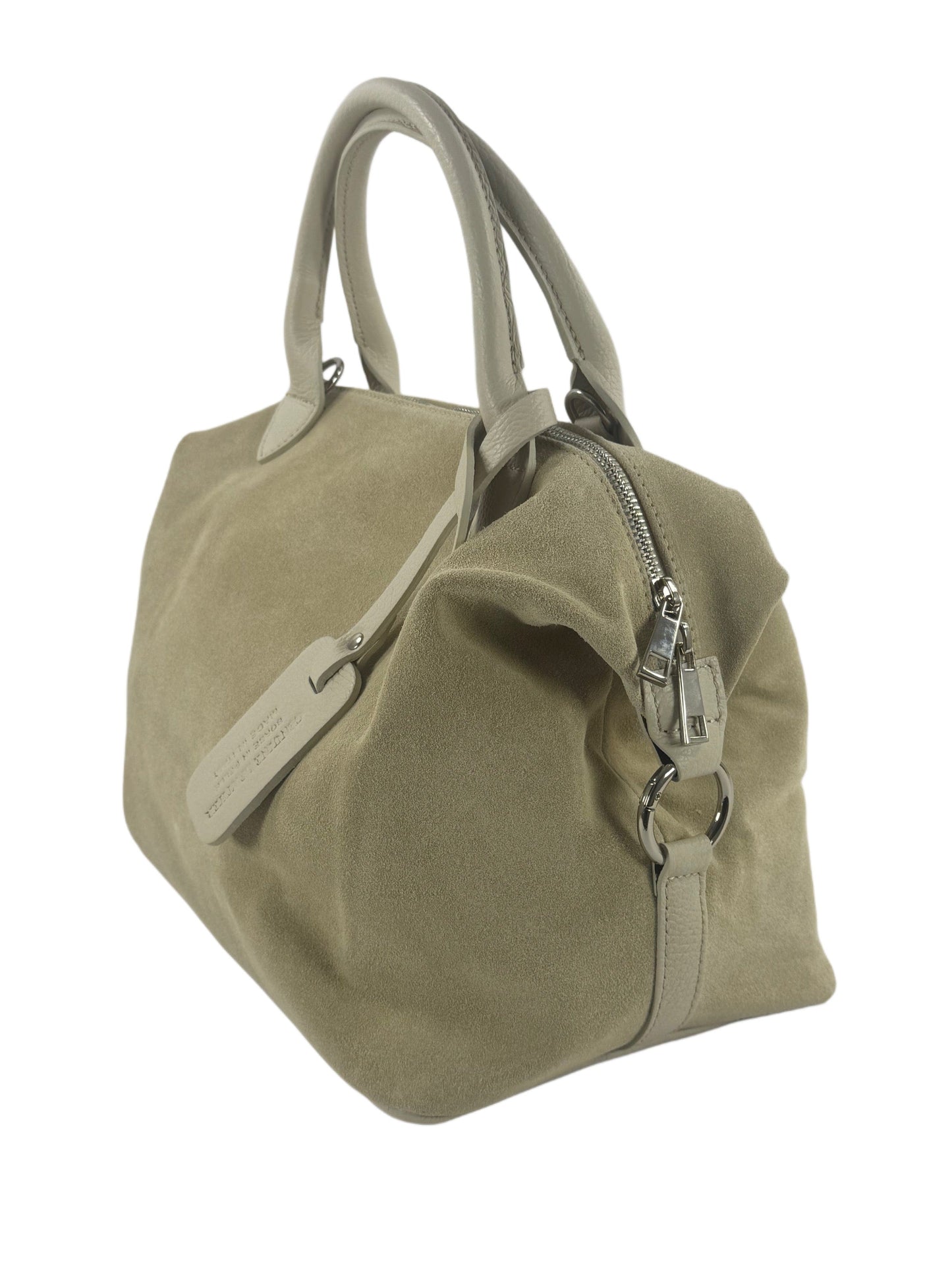 bauletto camoscio e vitello martellato MH