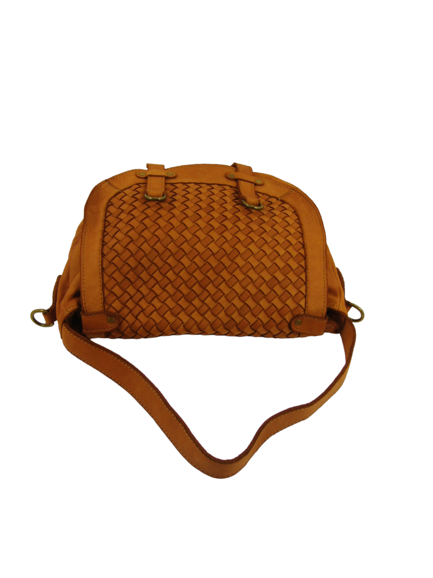 Postina in pelle con pattina intrecciata MH