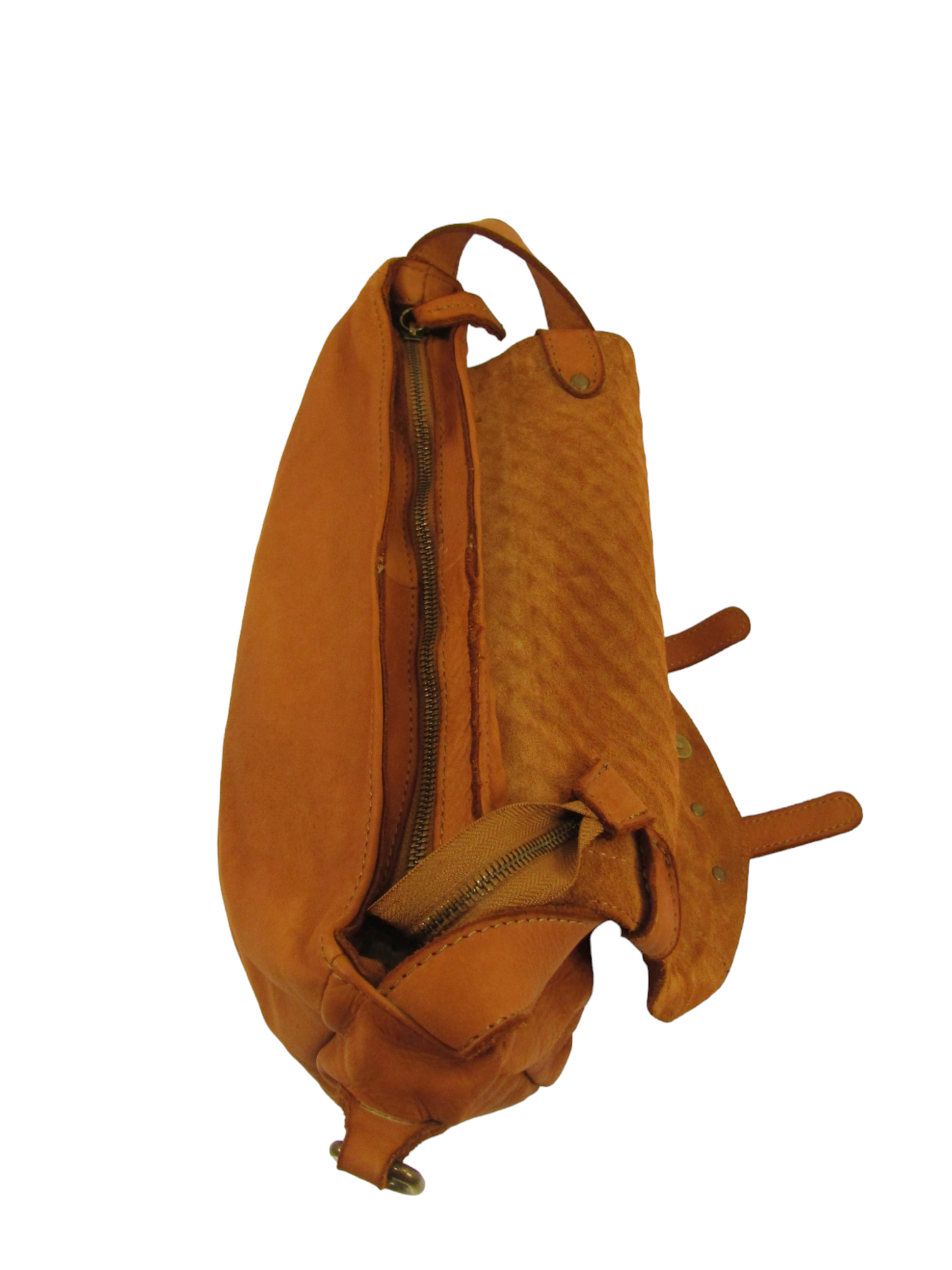 Postina in pelle con pattina intrecciata MH