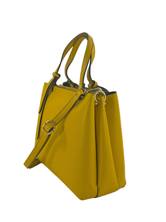 borsa Lina in pelle martellata