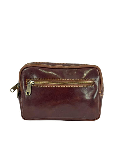 Borsello/pochette a mano in cuoio