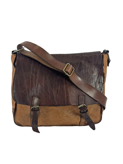 Messenger bag in vacchetta e cuoio tinto in capo  Country P.-Mahzel