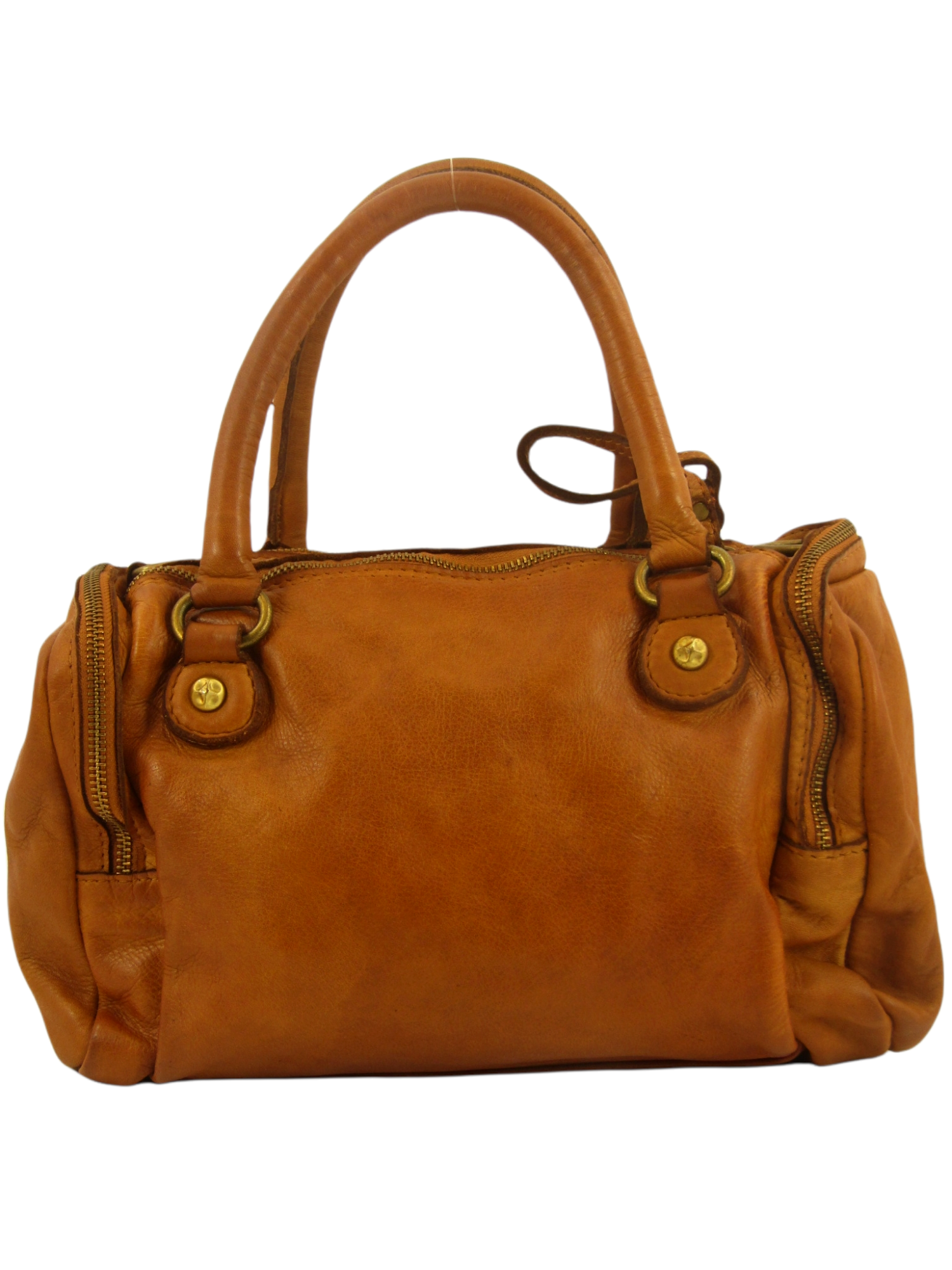 Bauletto in pelle morbida effetto vintage Mahzel borsemadeinitaly Mahzel Borse Made In Italy